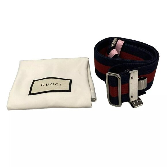 Auth GUCCI Attache Small Shoulder Bag Pink Green Red Coated Canvas 1583-111524 - Picture 14 of 14